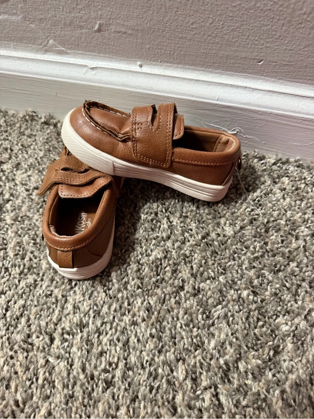 OshKosh B'gosh Toddler Brown Slip-On Dress Shoes